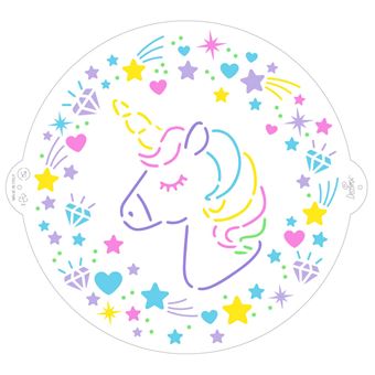 Picture of STENCIL UNICORN Ø 25 CM